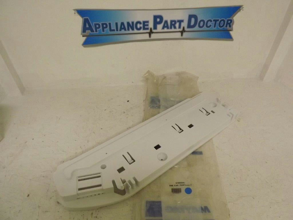 MAYTAG WHIRLPOOL REFRIGERATOR 67003281 PANTRY END CAP NEW MAYTAG WHIRLPOOL REFRIGERATOR 67003281 PANTRY END CAP NEW